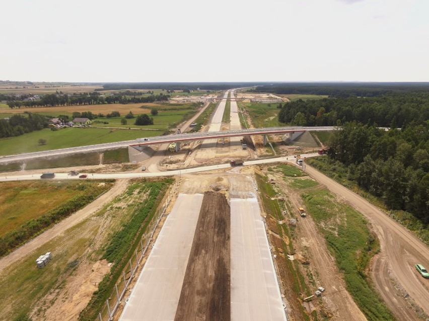 Budowa autostrady A1 w województwie śląskim (lipiec/sierpień...