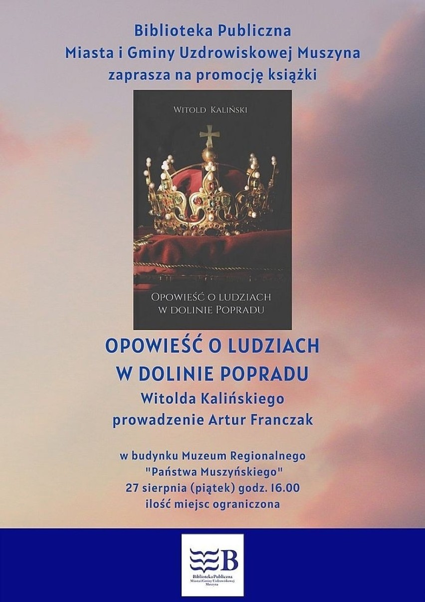 Muszyna
Piątek - 27 sierpnia
Promocja książki "Opowieści o...