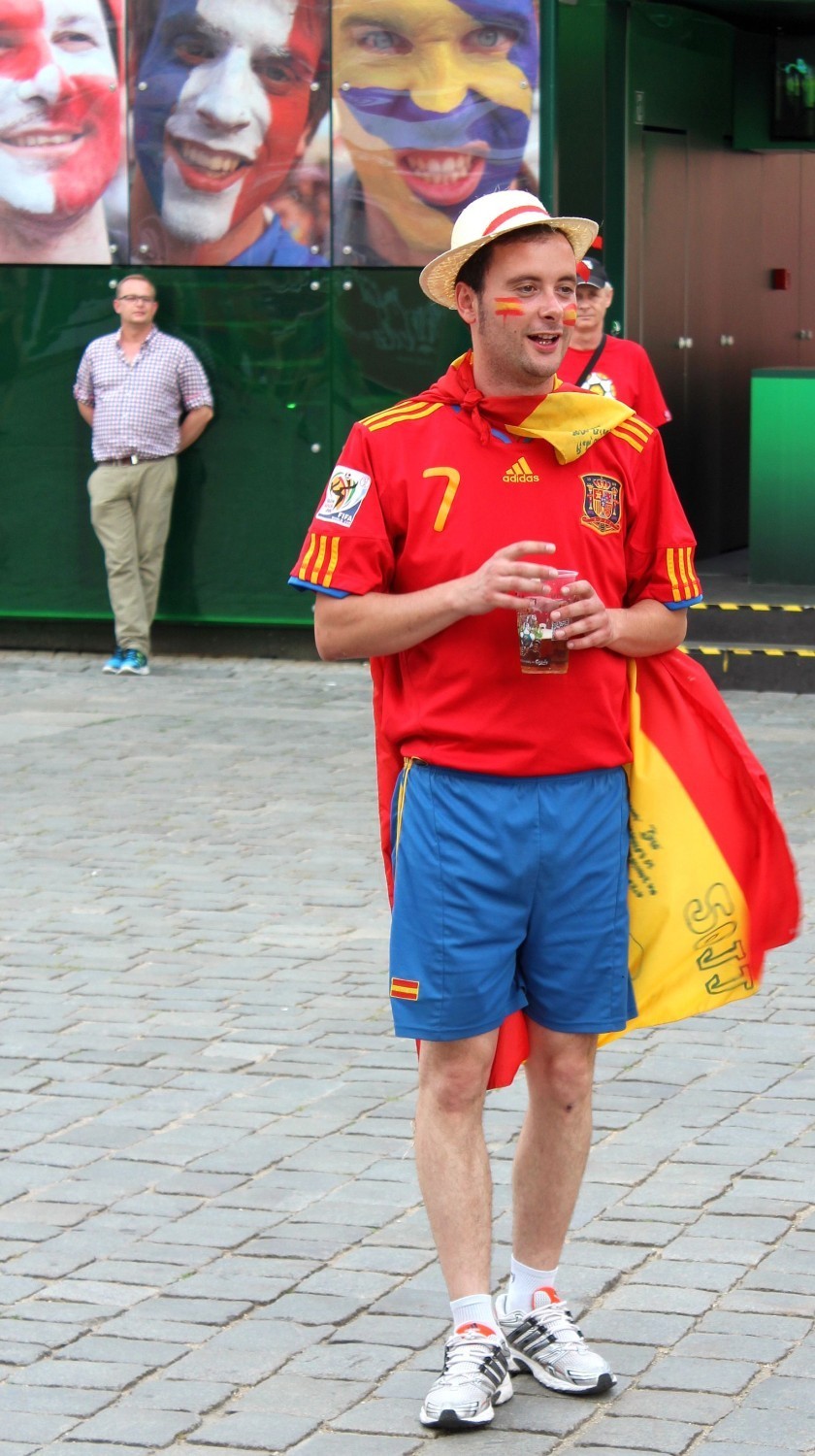 Kibice na finale Euro 2012 w strefie kibica