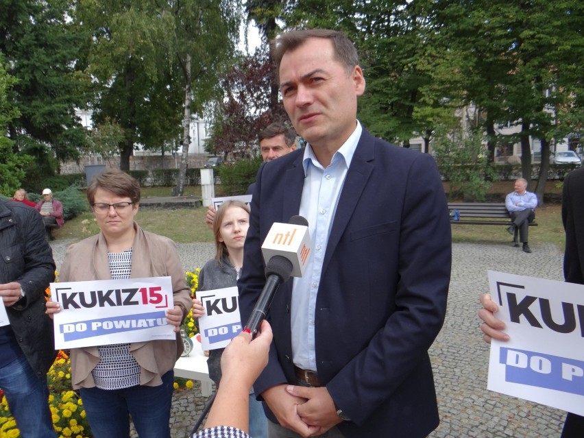 Wybory Radomsko 2018: Kukiz'15 rozpoczął kampanię wyborczą [ZDJĘCIA, FILM]