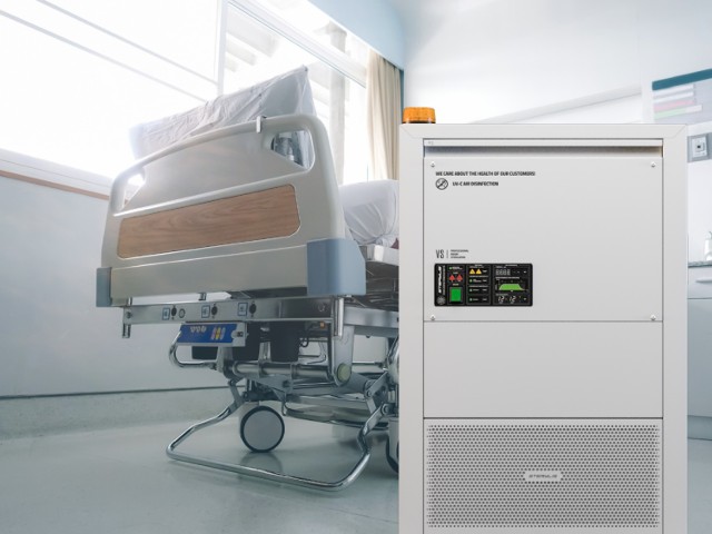 Urządzenie "Sterylis" sprawdziło się na oddziale covidowym m.in. w szpitalu w Bochni