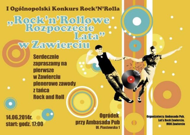 Rock'n'Rollowe rozpoczęcie lata w Zawierciu.