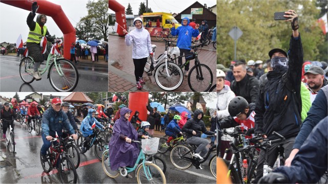 Rodzinny rajd rowerowy był jednym z punktów obchodów Święta 3 Maja w gminie Tarnów. Mimo deszczu na 15-kilometrową trasę wyjechało blisko 300 osób