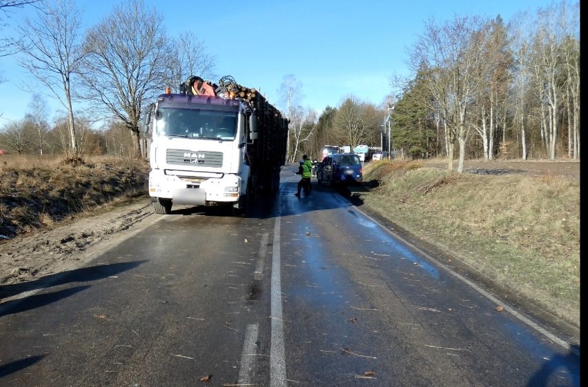 Wypadek w Nowej Kiszewie - między Kościerzyną i Starą...