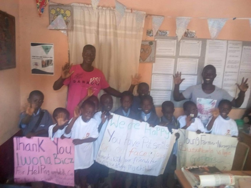 Dzieci z Gambii dziękują człuchowskim przedszkolakom (zdjęcia)