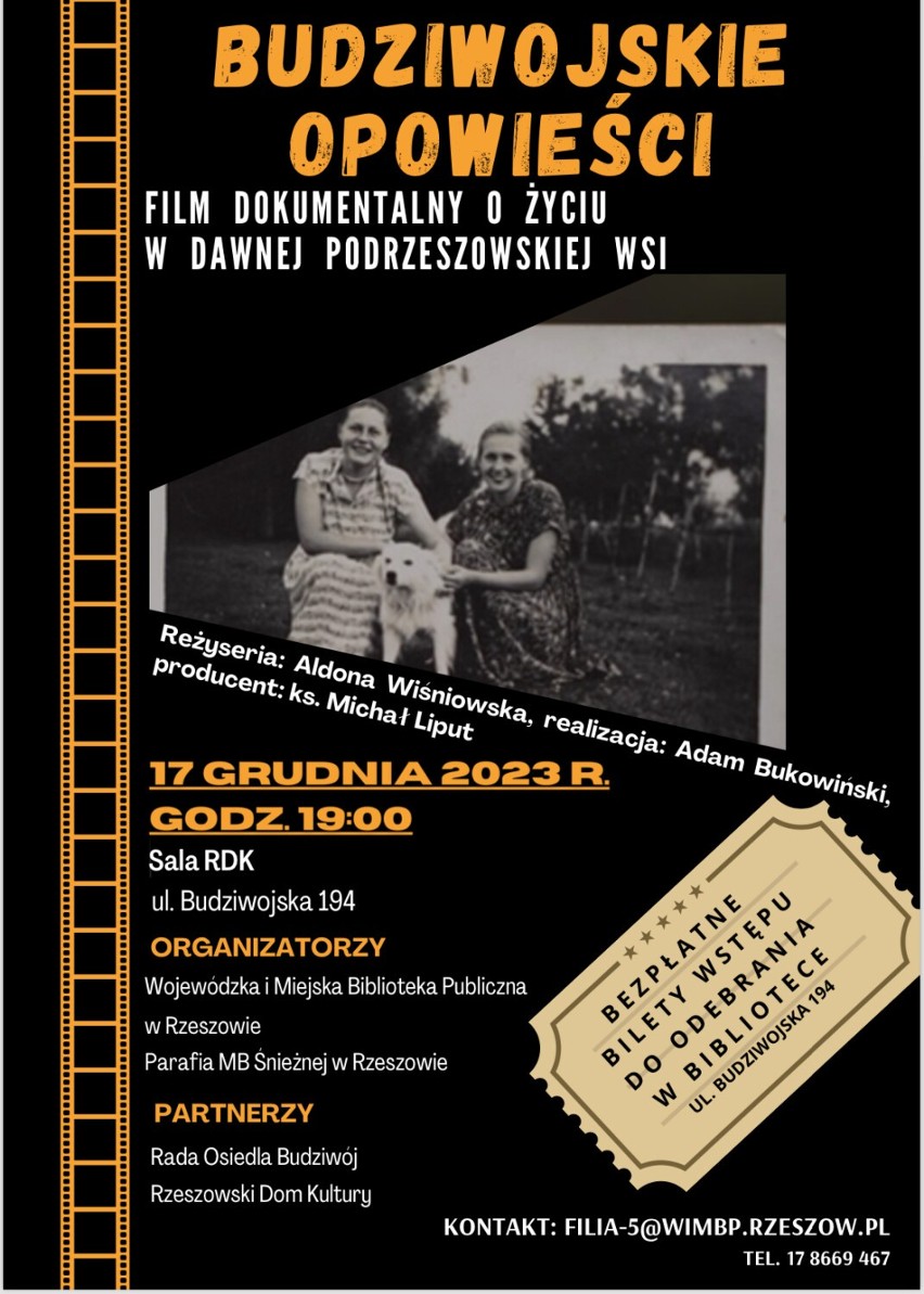 Premiera filmu dokumentalnego o życiu w dawnej podrzeszowskiej wsi Budziwój