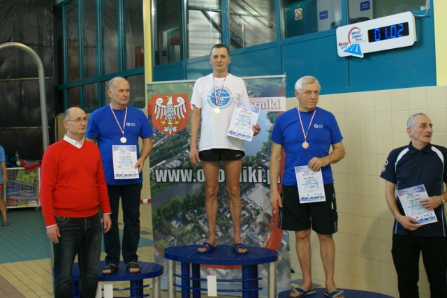 Roman Bartkowiak zajął I miejsce w zawodach pływackich Pucharu Masters, które odbyły się w Obornikach Wlkp - 1.02.2014r.