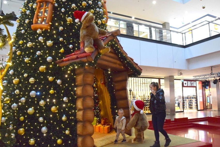 W centrum galerii, przy czerwonej scenie znajduje się...