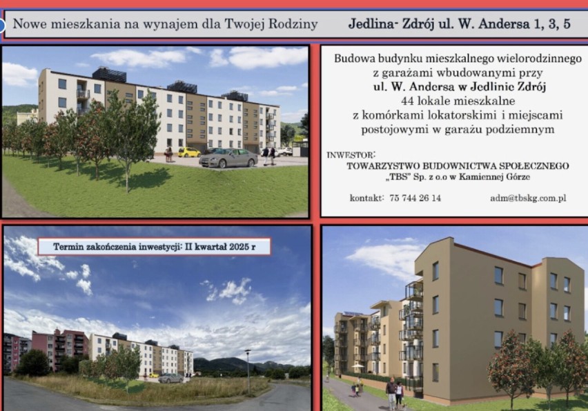 Nowy budynek komunalny w Jedlinie - Zdroju. tak będzie...