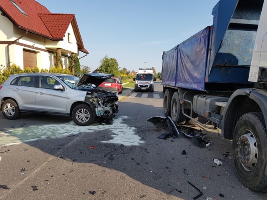 Wypadek aut na osiedlu Chojnicka II w Złotowie