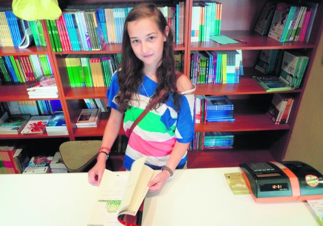13-letnia Agata Gomułka z Sosnowca wczoraj kupowała podręczniki do I klasy gimnazjum
