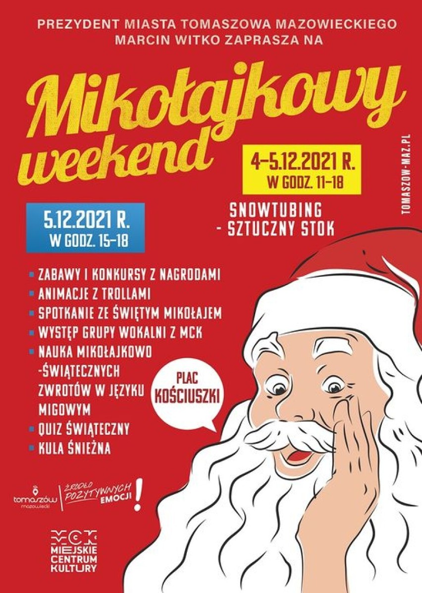 Mikołajkowy weekend w Tomaszowie i regionie. Przegląd imprez na weekend 4-5 grudnia