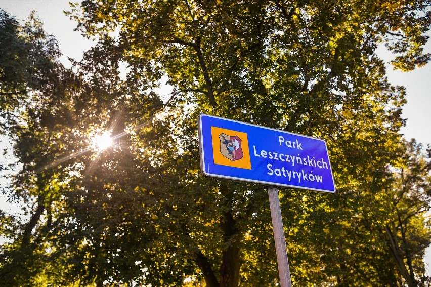 Park Leszczyńskich Satyryków jesienią 2020