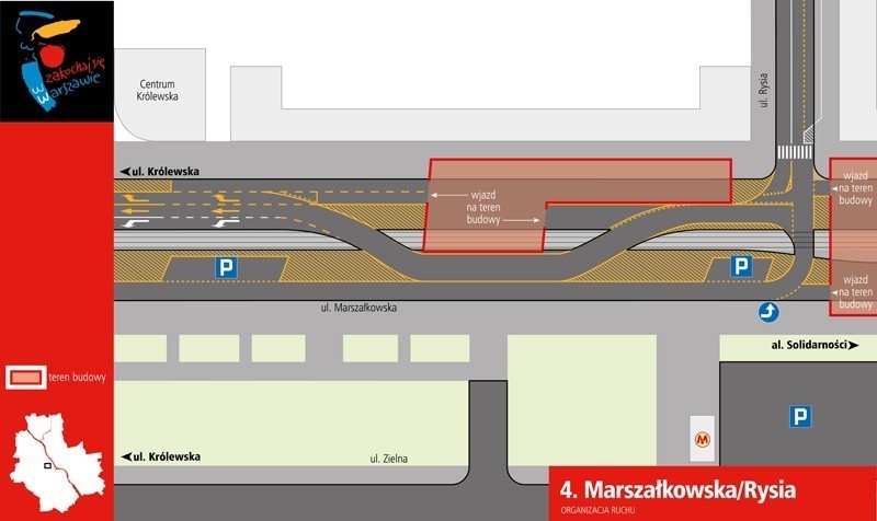 Metro wchodzi na Marszałkowską. Sprawdź nową organizację ruchu