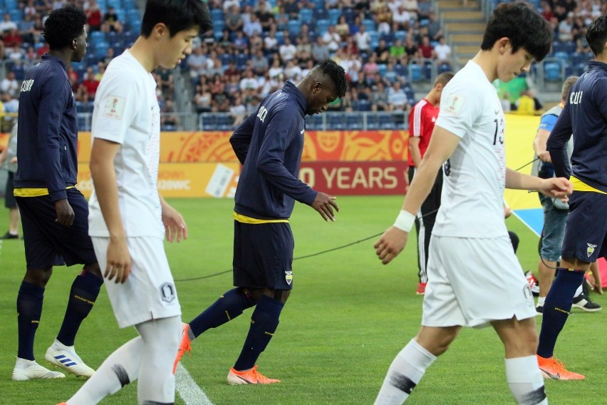 Korea Południowa pokonała Ekwador i zagra w finale Mistrzostwa Świata do lat 20. Zobacz zdjęcia z ostatniego meczu turnieju w Lublinie