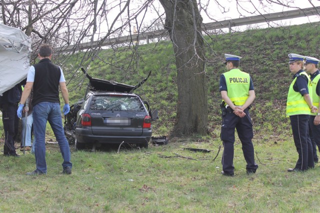 Wypadek na ślimaku