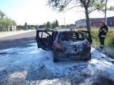Straż pożarna w Pile: pożar samochodu 