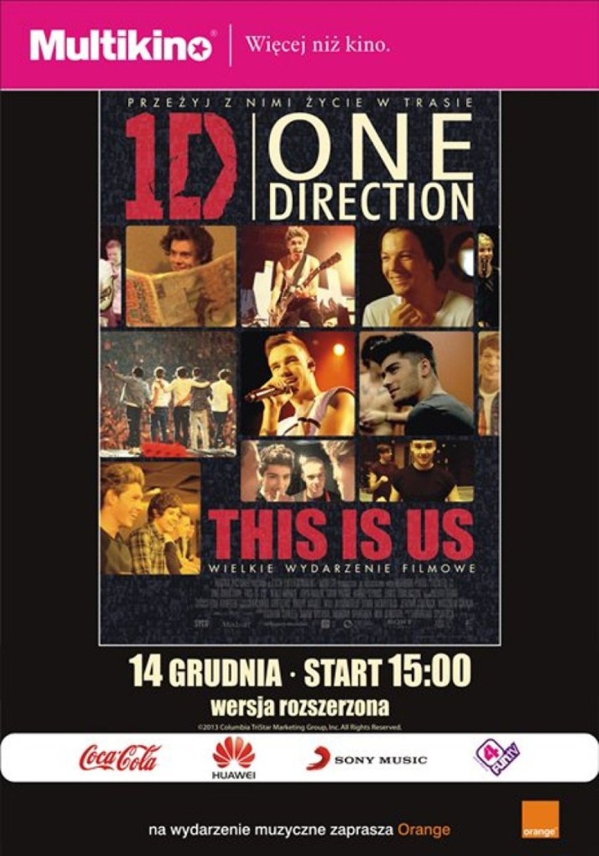 Film "One Direction: This Is Us” 3D - 14 grudnia...