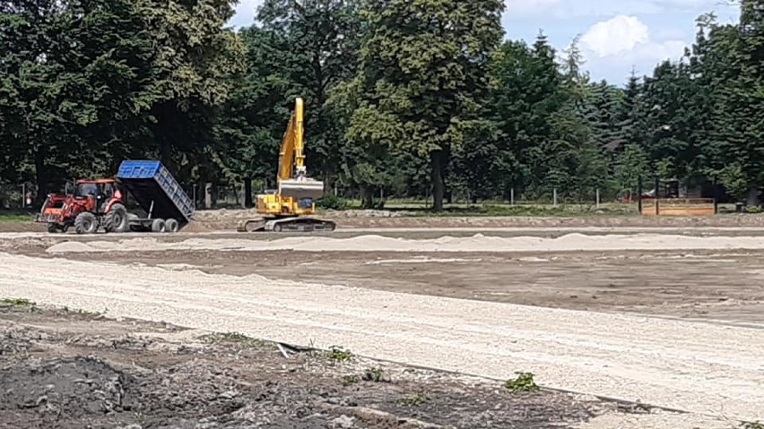 W Żurawicy trwa remont stadionu LKS Żurawianka.