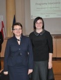 Nagrodzona nauczycielka z minister Joanną Berdzik