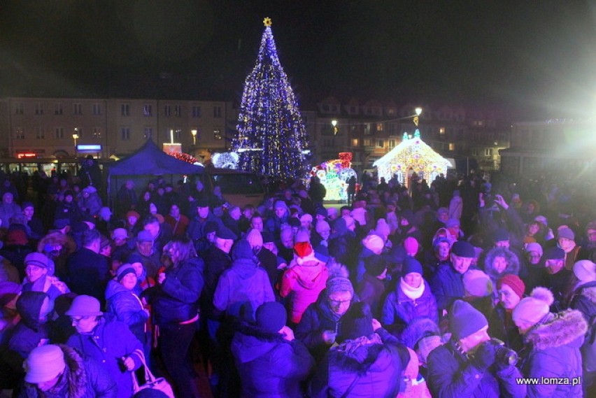 Wigilia Miejska 2017 w Łomży. Mieszkańcy i przedstawiciele...