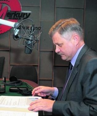 Wiceprezydent Jerzy Stępień w Radiu Merkury