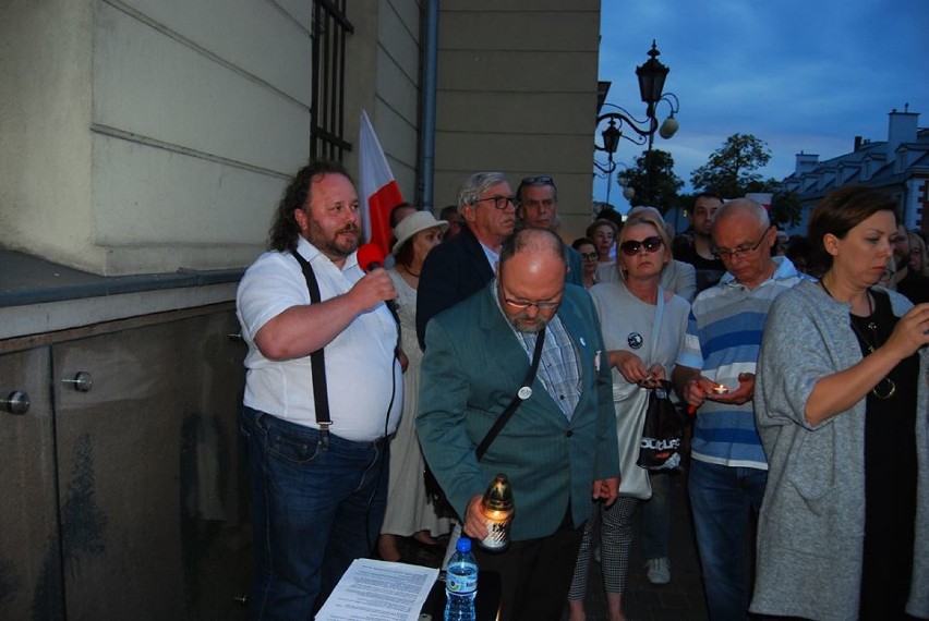 Protest pod kaliskim sądem