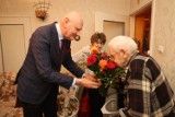 Toruń. Sto lat skończył Jędrzej Konarski. Gratulacje i życzenia od prezydenta