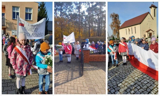 ZSP Nądnia. SP  Nowa Wieś Zbąska. Uroczysty apel z okazji  Narodowego Święta Niepodległości - 10.11.2021