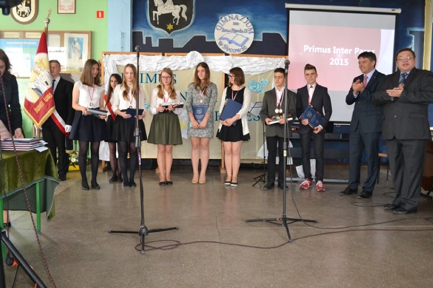 Gimnazjum w Sycowie nagrodziło Primus Inter Pares 2015