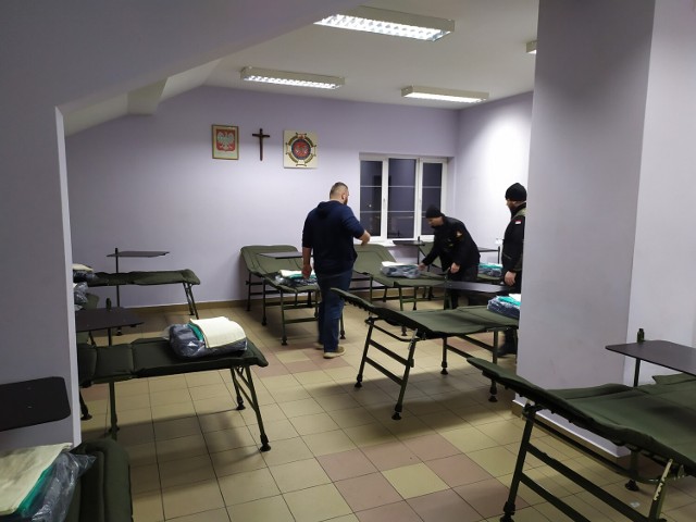 W czterech jednostkach OSP w Gorlickiem powstało ponad 90 miejsc do spania dla uchodźców