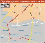 Objazd remontowanego przejazdu na ulicy Wierzbickiej od 6 do 9 września