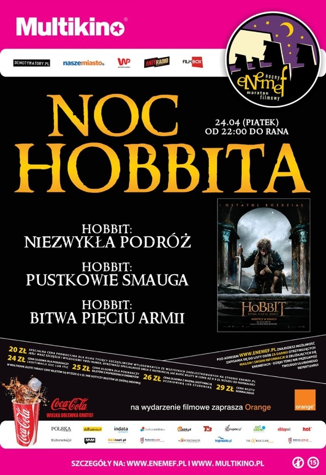 ENEMEF: Noc Hobbita odbędzie się 24 kwietnia
