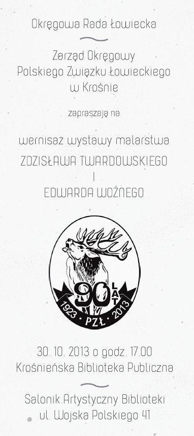 Wystawa malarstwa Zdzisława Twardowskiego i Edwarda Woźnego w Krośnie