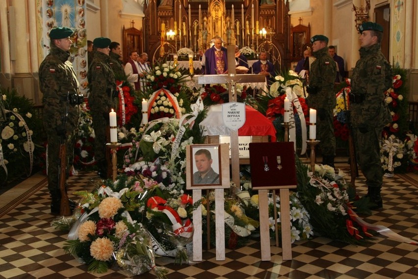 Uroczystości pogrzebowe sierżanta Mariusza Deptuły