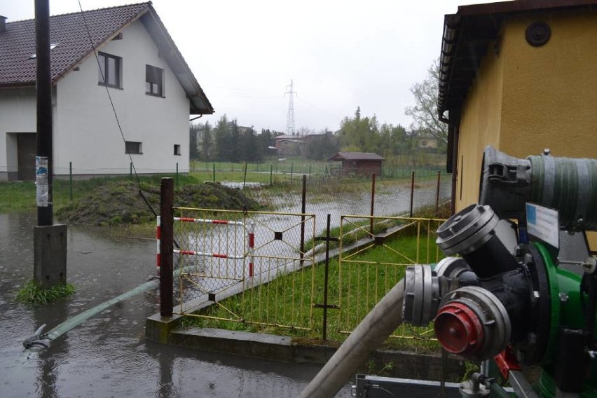 Ulewa w Rybniku: powoli się przejaśnia