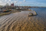 Nowa marina w Pucku. Tak powstaje wielki port na Zatoce Puckiej. Na lądzie gruzowisko, więc maszyny weszły już do Zatoki Puckiej | ZDJĘCIA