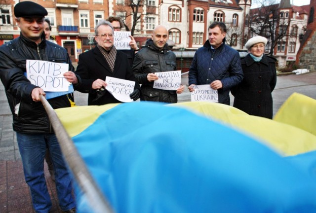 Pierwszy Euromajdan odbył się w Sopocie tydzień temu