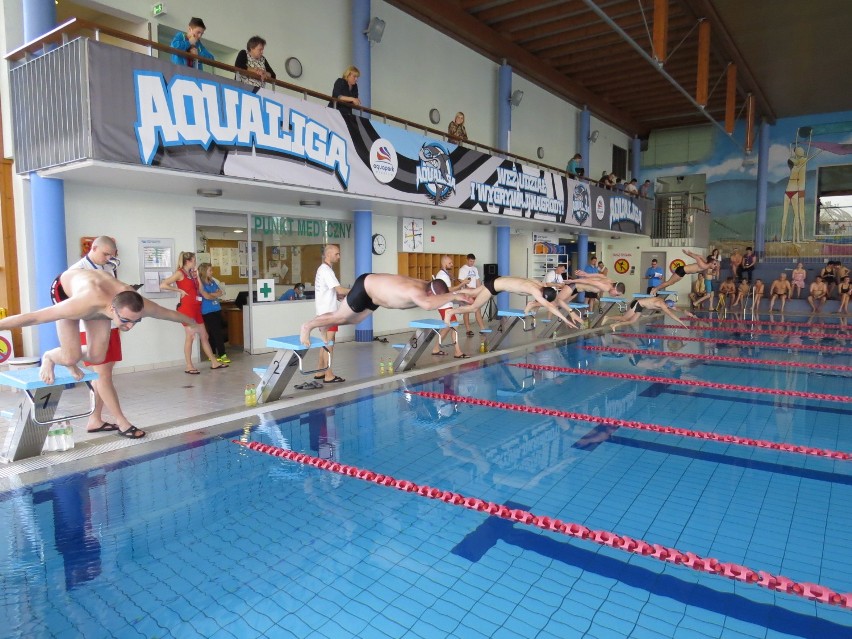 AquaLiga - 2 etap amatorskiej ligi pływackiej we wrocławskim Aquaparku