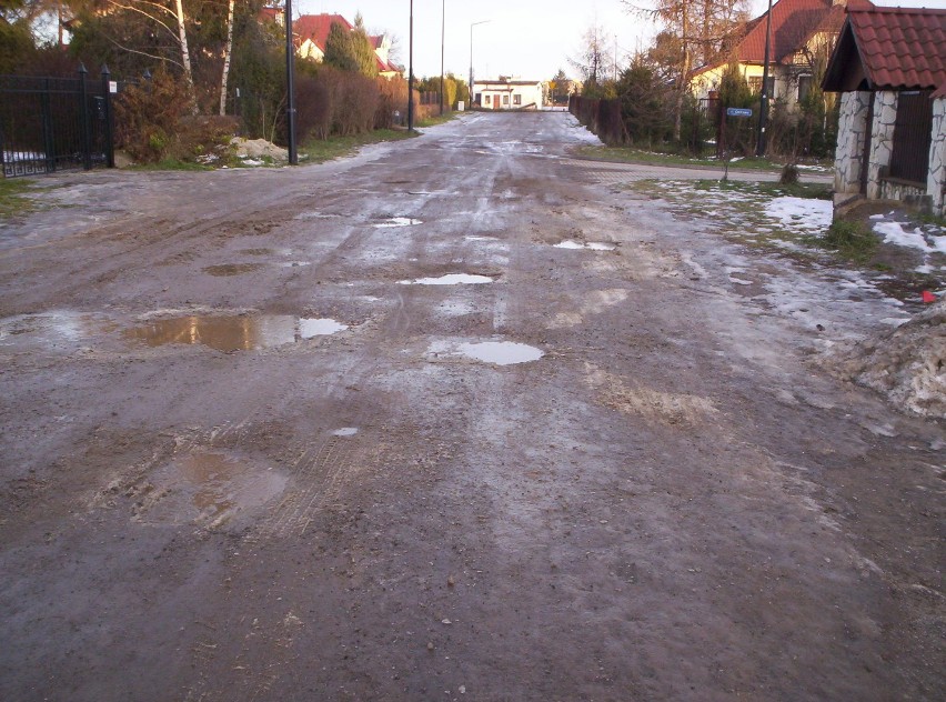 ul. Skalista wciąż bez nawierzchni