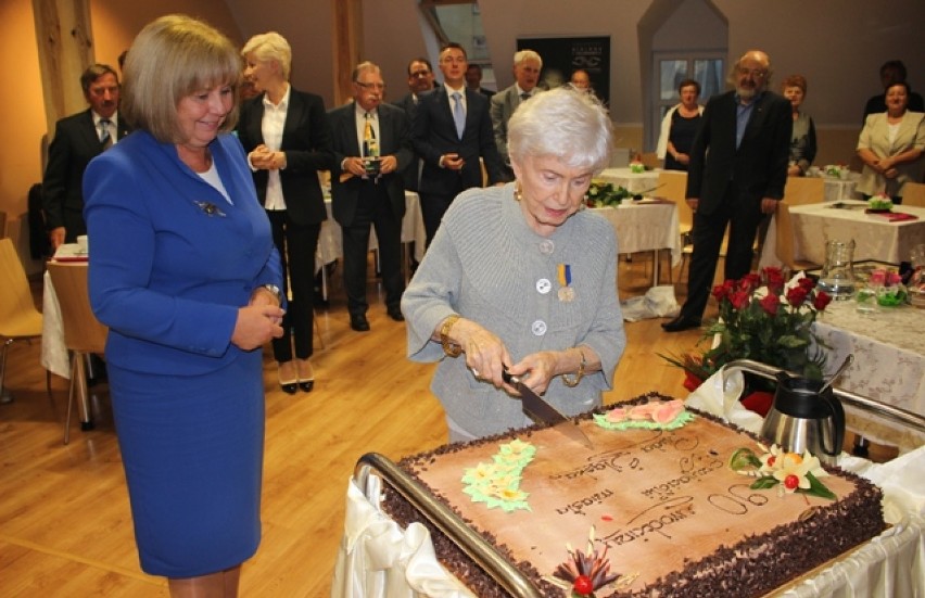 Kaja Mirecka-Ploss w Rudzie Śląskiej obchodziła swoje 90. urodziny