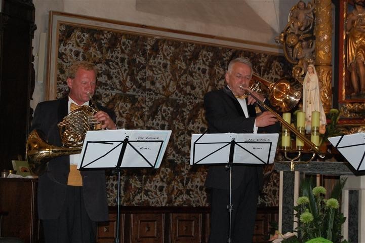 Kartuzy - podczas niedzielnego koncertu zagrali Ewa Sawoszczuk i The Gdansk Philharmonic Brass