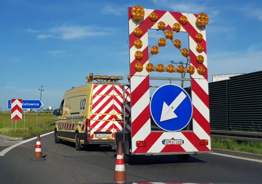 Wypadek na autostradzie A4. Autostrada zamknięta