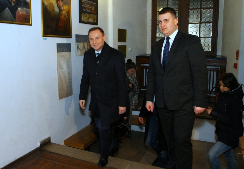 Andrzej Duda w Piotrkowie podczas kampanii wyborczej 2015