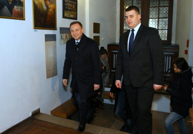 Andrzej Duda w Piotrkowie podczas kampanii wyborczej 2015 