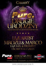 Mrozu na urodzinach marki Pure w Cherry Club