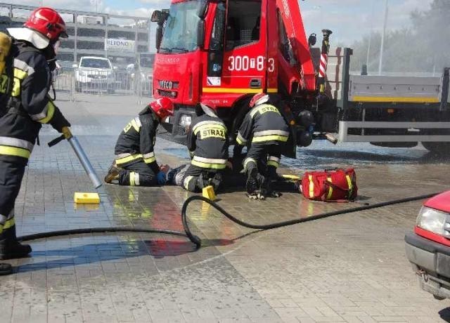 Pokazy strażackie w Kielcach