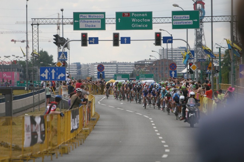 Tour de Pologne 2013 Katowice, meta podium, zdjęcia