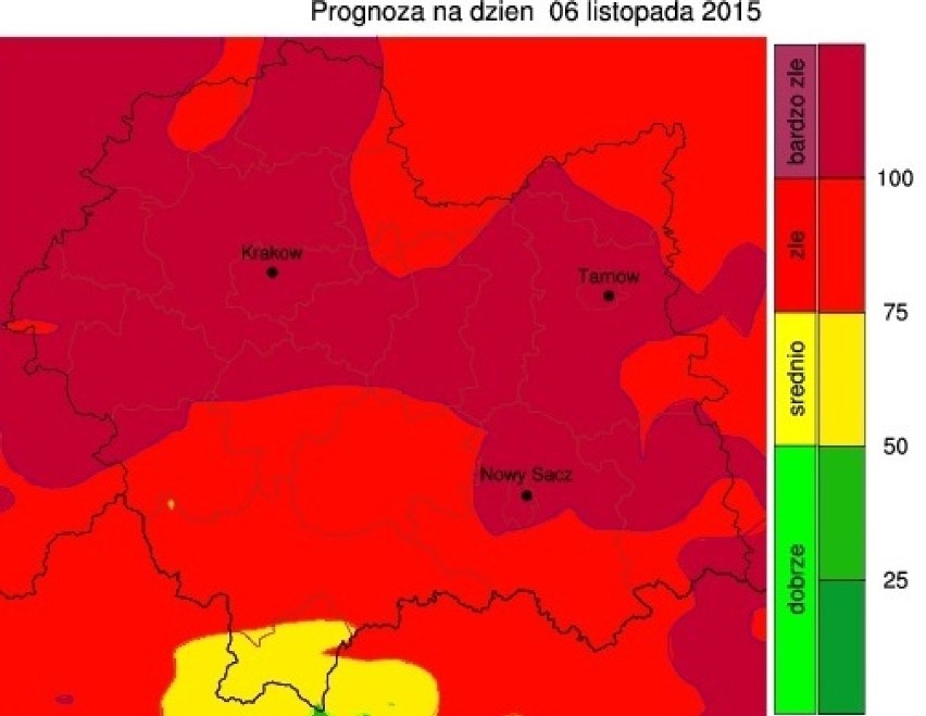 Smog w Małopolsce nie odpuszcza. Gdzie jest największy?