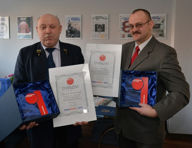 Ryszard Gołuchowski i Jan Trofimowicz - laureaci plebiscytu na "Patriotycznie Zakręconych Pomorza".